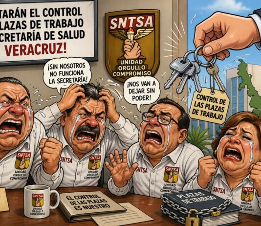 Sindicato de Salud, desesperado por perder el negocio de las plazas / Pablo Jair Ortega