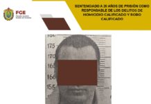 Sentencian a 20 años de prisión a responsable de homicidio en Xalapa