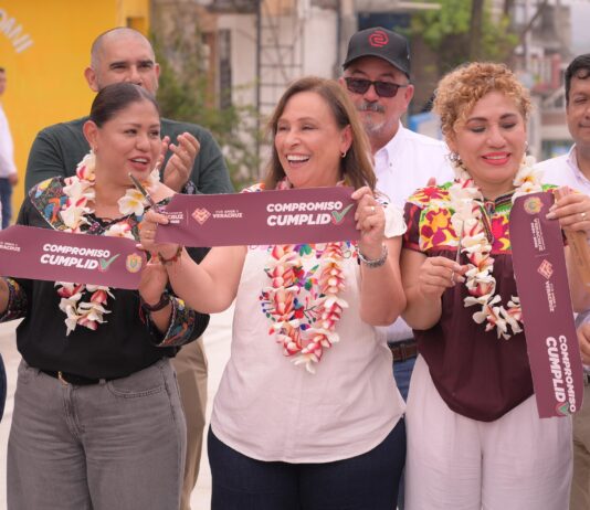 Aquí están sus impuestos: Rocío Nahle entrega carretera Papantla–Espinal