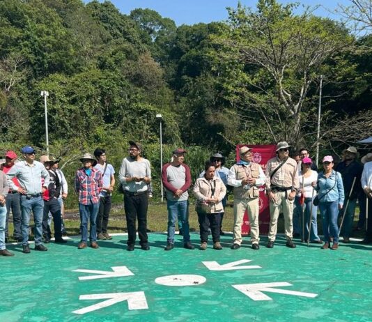 Participa SEV en limpieza del Cerro de la Galaxia, pulmón natural de Xalapa