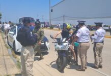 Aseguran 50 motocicletas sin placas en operativo vial en Coatzacoalcos