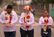 Rocío Nahle cumple y entrega tramo Tezonapa–Motzorongo