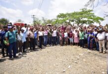 Roberto San Román inicia pavimentación de 1.5 kilómetros en Callejón Santa Clara