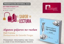 SECVER invita a presentaciones editoriales de Algunos pájaros no vuelan