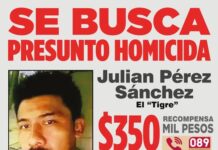 FGE busca a presunto homicida; ofrecen recompensa de 350 mil pesos