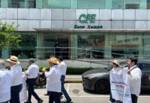 Jubilados del sector energético marchan en Xalapa en defensa de sus derechos constitucionales