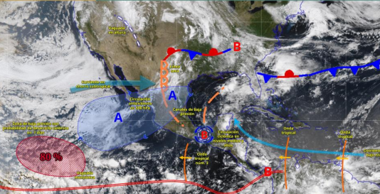 Lluvias este domingo en Veracruz: Conagua