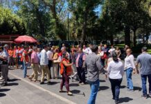 Desalojan edificios en Xalapa por simulacro de sismo