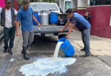 «Estamos al borde de la quiebra»: lecheros protestan en Liconsa
