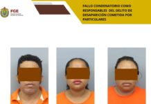 Justicia en Veracruz: Fallo condenatorio contra tres personas por desaparición cometida por particulares