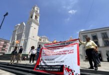 «No es de fiesta, es de lucha»: CNTE protesta en Xalapa