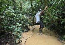 Descartan contaminación en río de Xico; turbiedad fue causada por deslave