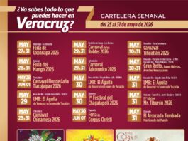 En la última semana de mayo, disfruta de la cultura y tradición en Veracruz