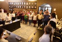 Rinden protesta agentes municipales de las congregaciones de Tantoyuca