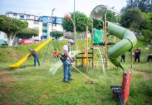 Con labor comunitaria se continúa recuperando espacios públicos; este domingo hubo Tequio en Xalapa 2000