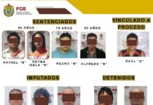 Condenas de hasta 90 años por secuestro agravado y diversas resoluciones judiciales en una semana, reporta FGE