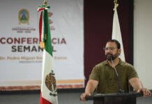 “Tengan confianza”: informa Pedro Miguel Rosaldo detenciones y avances en materia de seguridad