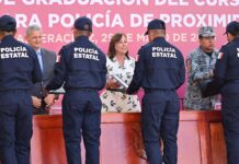 La paz se construye con policías preparados y comprometidos: Rocío Nahle
