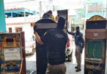 Aseguró FGR 14 máquinas tragamonedas en el Puerto