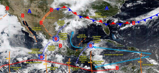 Posibilidad de tormentas este lunes en Veracruz: Conagua