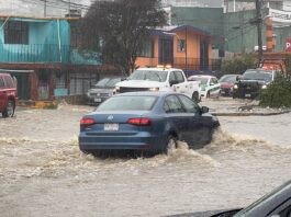 Lluvias torrenciales provocan afectaciones en Banderilla, Xalapa y Coatepec