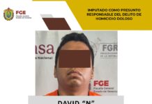 Detenido e imputado presunto responsable de homicidio ocurrido en Tlilapan