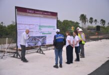 Avance del 72.3% y conclusión en julio para el Distribuidor vial de Veracruz