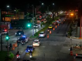 Tránsito Municipal coadyuvó con acciones en el Operativo Alcoholimetría realizado por la SSP en Xalapa