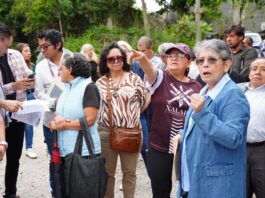 Atiende Daniela Griego las necesidades de la población en territorio, visitó la colonia Del Periodista