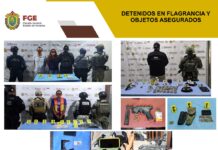 Acciones operativas de la FGE permiten 33 cateos y 32 detenciones en 25 municipios de Veracruz