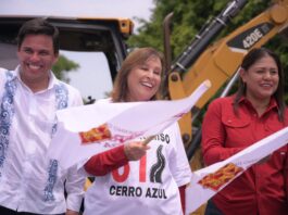 Cumple Rocío Nahle compromiso 81; inicia construcción de la carretera de Cerro Azul a la autopista