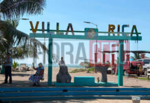 Exigen salvavidas e infraestructura en playa Villa Rica; comunidad costea la vigilancia
