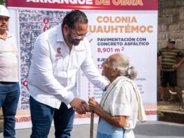 «Ya es hora de que la zona baja empiece a vivir con calidad»: arranca Pedro Miguel Rosaldo primera obra de su gobierno
