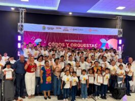 Reúne SECVER a coros y orquestas infantiles y juveniles en el Encuentro de la Región Olmeca
