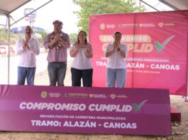 Cumplen Claudia Sheinbaum y Rocío Nahle compromiso con la carretera federal 127