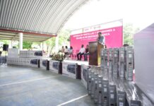 Recibe Tantoyuca equipamiento regional para 122 telesecundarias