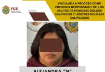 Vinculan a proceso a presunta responsable de homicidio y lesiones calificadas en Tlaquilpa