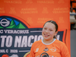 La xalapeña Dibanhi Barrera, concentrada con Preselección nacional de voleibol U21
