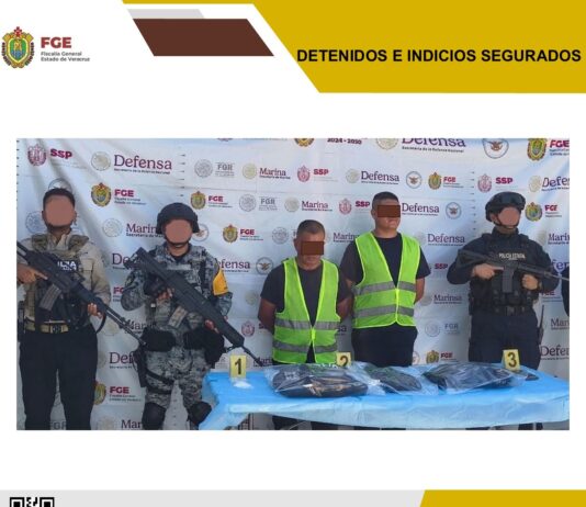 Cateo en Tlacotepec deja a 2 detenidos y diversos indicios asegurados