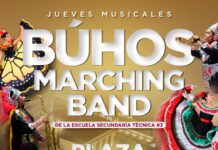 Búhos Marching Band se presentará el próximo jueves en la Plaza Lerdo