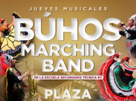 Búhos Marching Band se presentará el próximo jueves en la Plaza Lerdo
