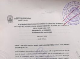 Coatzacoalcos realizará jornada extraordinaria para elección de la Subagencia Municipal de la localidad 5 de Mayo