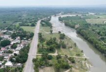 Conagua fortalece la protección contra inundaciones en comunidades del río Bobos