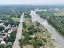 Conagua fortalece la protección contra inundaciones en comunidades del río Bobos