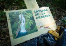 Realizan jornada de limpieza en la Cascada de La Granada en Coatepec