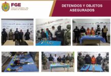 Como resultado de 34 cateos, 29 personas fueron detenidas en 23 municipios de Veracruz