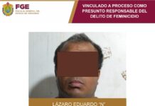 En la ciudad de Veracruz, Fiscalía logra prisión preventiva contra presunto feminicida