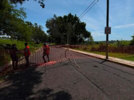 Cierran acceso en el CEIS de El Lencero por hundimiento; hay riesgo de derrumbe