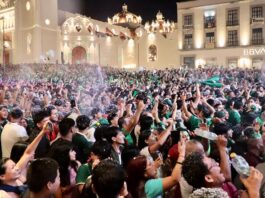 El corazón de Xalapa, escenario de una gran fiesta tricolor