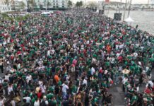 Vive Veracruz la pasión del Mundial en un ambiente familiar y seguro